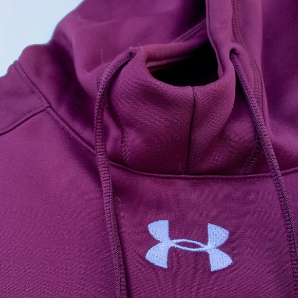 Under Armour Burgundy Athletic Hoodie - Picture 4 of 5